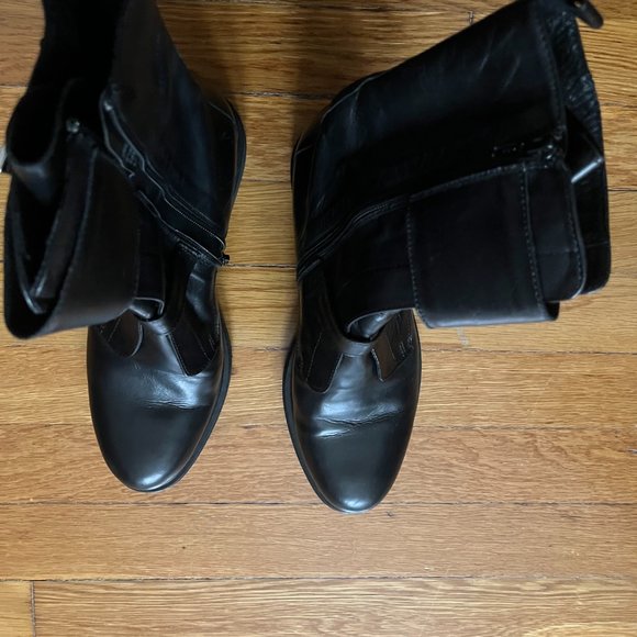 Leather Combat Boots, size 38 - Picture 3 of 4